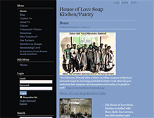 Tablet Screenshot of houseoflovesoupkitchen.org